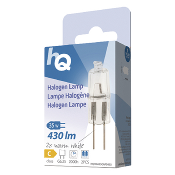 HQHG635CAPS002 Halogeenlamp g6.35 capsule 35 w 430 lm 2800 k Verpakking foto
